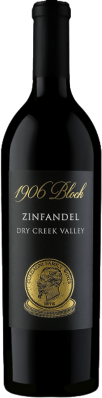 Bottle of 1906 Block Zinfandel Dry Creek Vally from William Guadagni