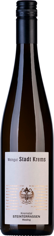 Bottiglia di Riesling Kremstal DAC Steinterassen di Stadt Krems