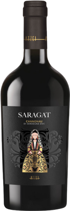 Bottiglia di Saragat Cannonau Sardegna DOC di Tenuta Atzei