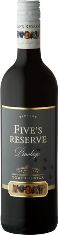 Bottle of Pinotage from Five Reserve