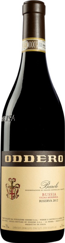 Bottle of Barolo Bussia Riserva DOCG from Oddero