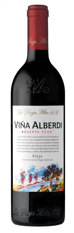 Bouteille de Vina Alberdi Reserva DOC Rioja de La Rioja Alta