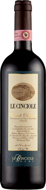 Bottiglia di Chianti Classico DOCG di Le Cinciole