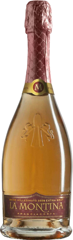 Bottle of Franciacorta DOCG Rosé Extra Brut from La Montina