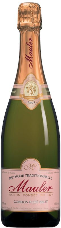 Flasche Cordon Rosé Brut von Mauler