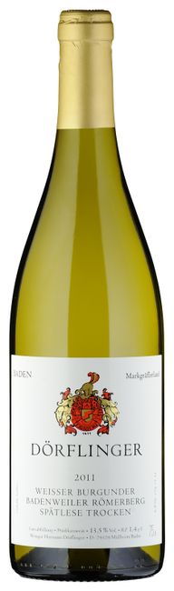 Image of Hermann Dörflinger Grauer Burgunder Badenweiler Römerberg QmP Spätlese Barrique - 75cl - Baden, Deutschland bei Flaschenpost.ch