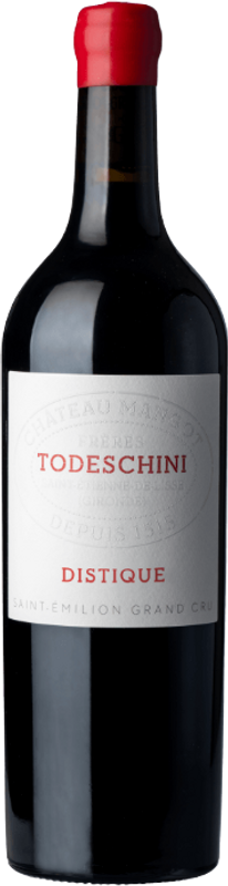 Bottle of Todeschini Distique Saint Emilion Grand Cru AOC from Todeschini Distique