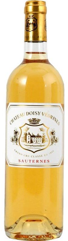 Bottiglia di Chateau Doisy-Vedrines 2e Cru Classe AOC Sauternes di Château Doisy-Védrines