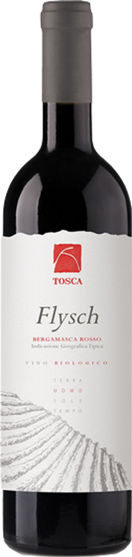 Bottiglia di Flysch Rosso Bergamasca IGT di Tosca