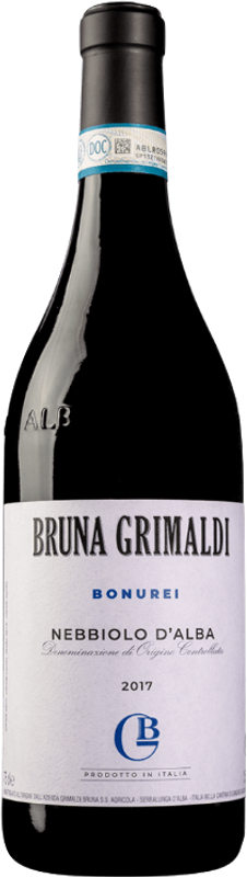 Bouteille de Nebbiolo d'Alba Bonurei DOC de Bruna Grimaldi