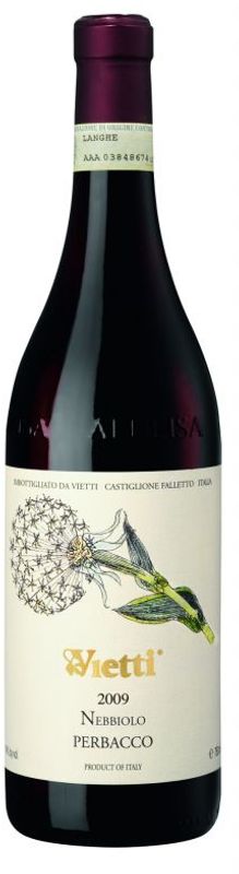 Bottiglia di Langhe DOC Nebbiolo Perbacco di Cantina Vietti