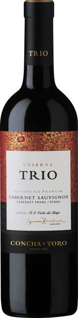 Image of Concha y Toro Trio Cabernet Sauvignon Maipo Valley - 75cl - Valle Central, Chile bei Flaschenpost.ch