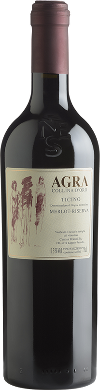 Image of Cantina Pelossi Agra Collina d'Oro Merlot Ticino DOC Riserva Cantina Pelossi - 75cl - Tessin, Schweiz
