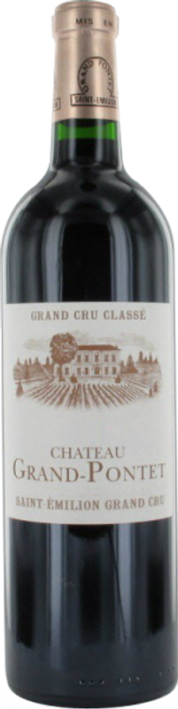 Bottiglia di Grand-Pontet Grand Cru Classe St Emilion di Château Grand-Pontet