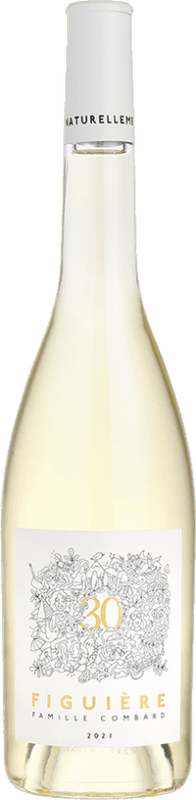 Bottiglia di Côtes de Provence AOC Première Figuière Blanc di Figuière Famille Combard
