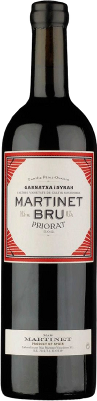 Bottle of Martinet Bru DOQ from Bodegas Mas Martinet