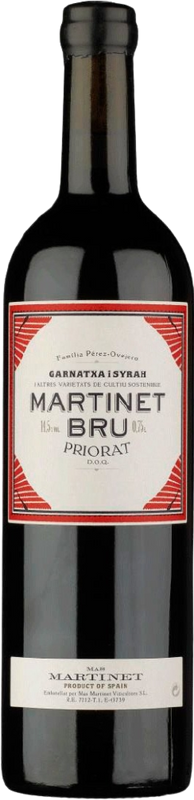 Bouteille de Martinet Bru DOQ de Bodegas Mas Martinet