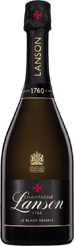 Bottiglia di Le Black Réserve Brut di Champagne Lanson