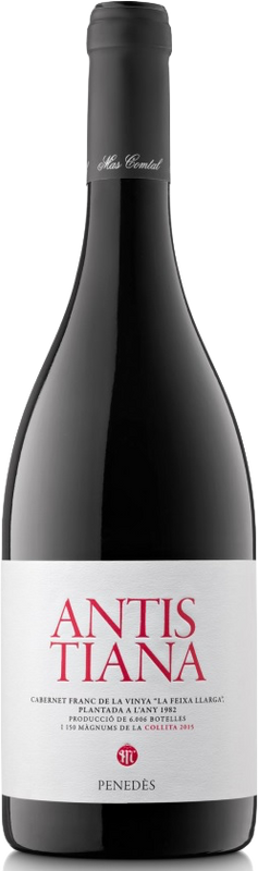 Flasche Antistiana Cabernet Franc DO von Mas Comtal