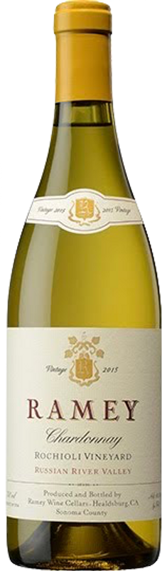 Flasche Chardonnay Rochioli Vineyard von Ramey Wine Cellars