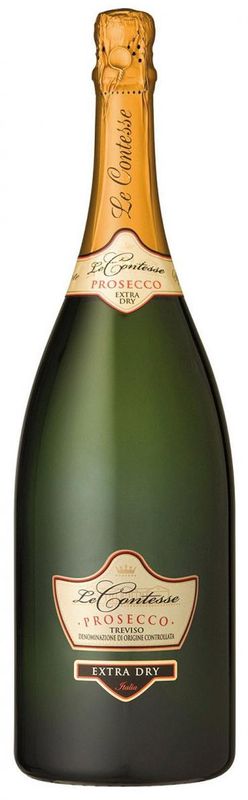 Image of Le Contesse Prosecco Spumante DOC Treviso Extra Dry - 150cl - Veneto, Italien