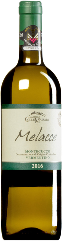 Bottle of Melacce DOC Vermentino Montecucco from Podere Grattamacco