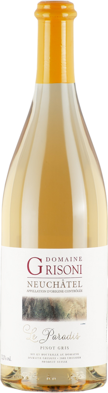 Bouteille de Le Paradies Pinot Gris AOC de Domaine Grisoni