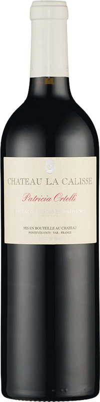 Flasche Patricia Ortelli rouge von Château La Calisse