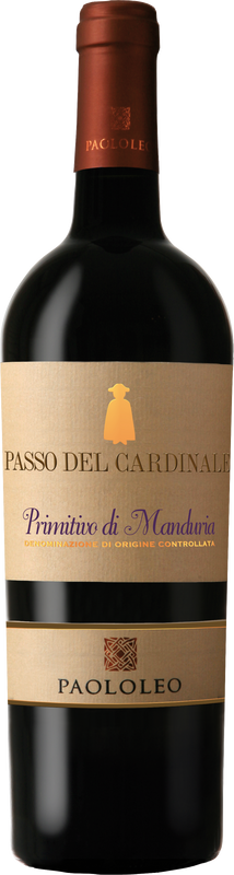 Bottiglia di Primitivo di Manduria DOC Passo del Cardinale di Vinagri / Paolo Leo