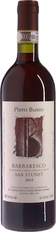 Bottle of Barbaresco San Stunet from Piero Busso