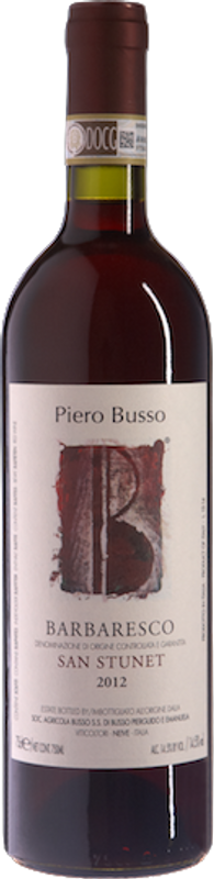 Bouteille de Barbaresco San Stunet de Piero Busso