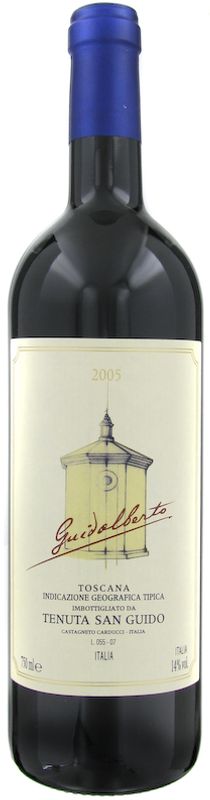 Bottle of Rosso Toscana IGT Guidalberto from Tenuta San Guido