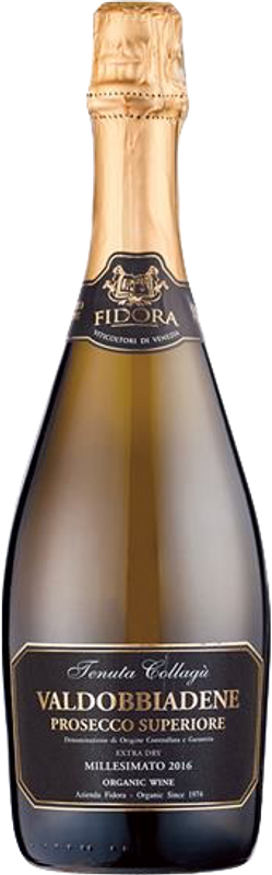 Bottle of Valdobbiadene Prosecco Superiore Tenuta Collagù Brut from Fidora