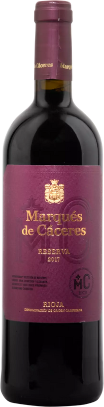 Bottle of Marques de Caceres Reserva DOCa Rioja from Marqués de Cáceres