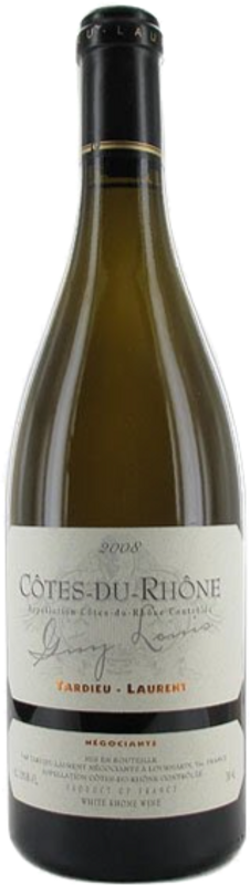 Bottle of Côtes-du-Rhône AOP Blanc Guy Louis Tardieu-Laurent from Tardieu-Laurent