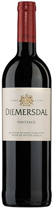 Bottiglia di Pinotage Durbanville WO di Diemersdal