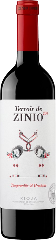 Bottiglia di Bodegas ZinioTerroir de Zinio 200 Rioja DOCa di ZINIO Bodegas