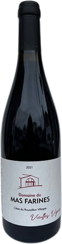 Bottiglia di Vielles Vignes Mas Farines AOC di Pascal Dieunidou
