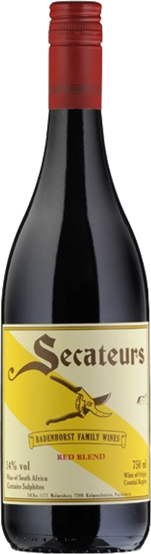 Bottle of Secateurs Red Blend from A.A. Badenhorst Wines