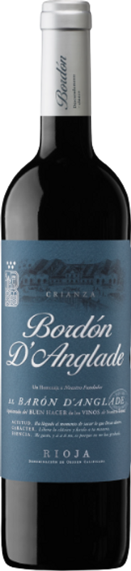 Bottiglia di Bordón d'Anglade Crianza Rioja DOCa di Bodegas Franco Españolas