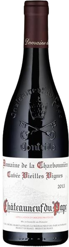 Bottle of Châteauneuf-du-Pape Cuvée Vieilles Vignes AC from Domaine de la Charbonnière