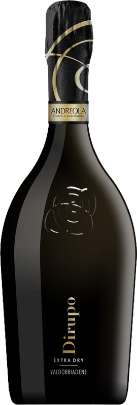 Bottle of Prosecco Superiore DOCG Extra Dry Dirupo from Andreola Orsola
