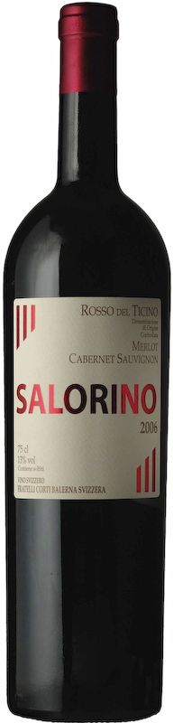 Image of Fratelli Corti Salorino Rosso del Ticino DOC Merlot - Cabernet Sauvignon - 75cl - Tessin, Schweiz