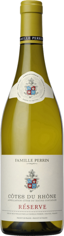 Bouteille de Réserve Blanc Côtes du Rhône AOC de Famille Perrin