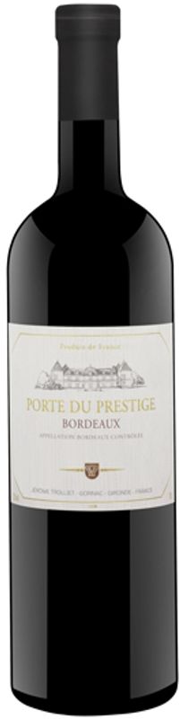 Bottiglia di Porte du Prestige Bordeaux AC di Trolliet Frères