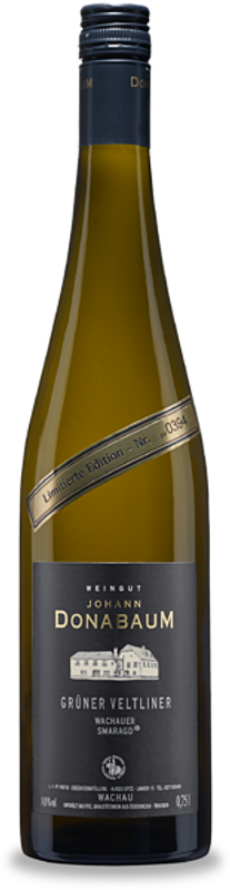 Bottiglia di Grüner Veltliner Smaragd Limitierte Edition Wachau Österreichischer Qualitätswein di Weingut Johann Donabaum