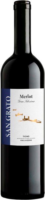 Image of Cantina Amann San Grato Merlot Gran Selezione Ticino DOC - 75cl - Tessin, Schweiz bei Flaschenpost.ch