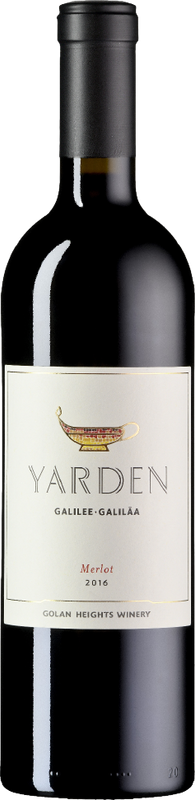 Bottle of Yarden Merlot from Golan Heights