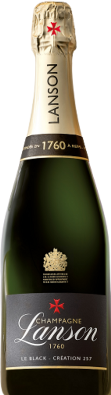 Bottiglia di Le Black Création 257 di Champagne Lanson