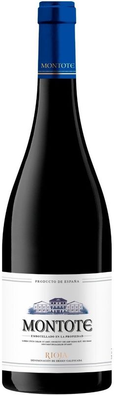 Bottle of Montote CVC Rioja DOCa from Finca Montote